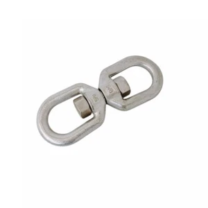 316 Stainless Steel Drop Forged Mil-Spec 5/8" Eye Eye Swivel 6000 Lb WLL Marine - Picture 1 of 9