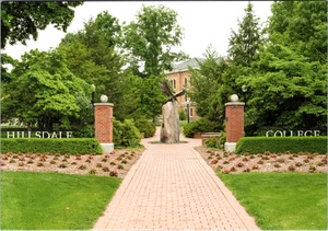 Vintage Postcard- Hillsdale College Hillsdale Michigan Unposted - Picture 1 of 2