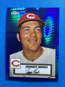 2021 Topps Chrome Platinum Anniversary Blue Prism Refractor - You Pick - Picture 1 of 110