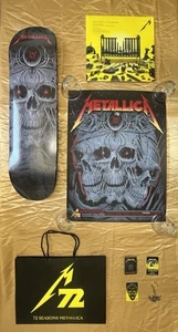 Metallica M72 Columbus Pop Up Poster Pin Vinyl Skate Deck 2025 Maxx242 Bundle ++ - Picture 1 of 17