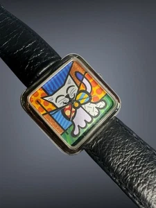 Reloj ROMERO BRITTO "Cat" Vintage Súper Raro Edición Limitada a 1.500 Piezas - Imagen 1 de 10