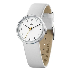 Ladies Watch Braun Classic with Leather Strap White BN0231 New & Genuine - Picture 1 of 6