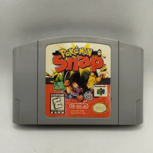 Pokémon Snap (Nintendo 64 N64, 1999) Authentic Cleaned Tested and Working - Picture 1 of 11