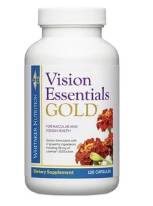 Vision Essentials Gold Macular & Vision Health 40mg Lutein Plus 120 Capsules - Picture 1 of 2