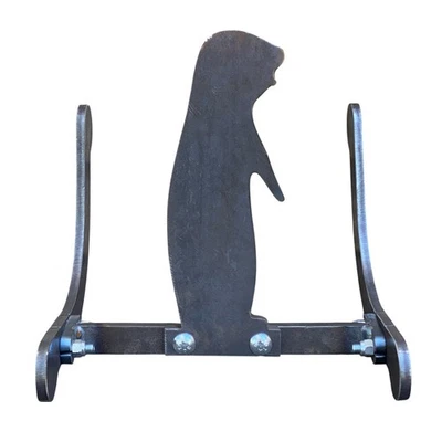 MAGNUM TARGET 3/8" AR500 Prairie Dog Rocking Ground Stand - Hardened Steel Shooting Target