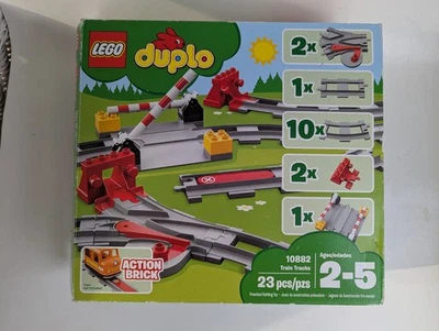 Lego Duplo 10882 Train Tracks - Complete w/box instructions - Image 1 of 4