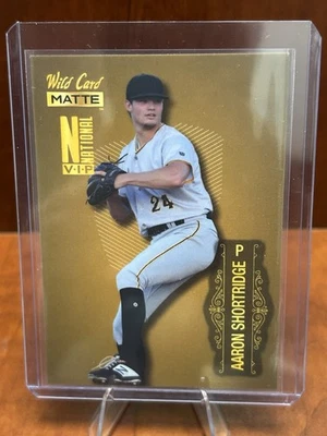 2022 Wild Card Matte AARON SHORTRIDGE National VIP - GOLD #MBN-9 - Image 1 of 2