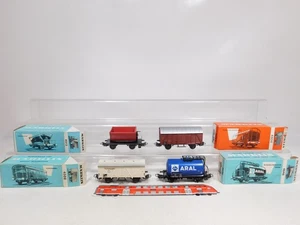 EE464-0, 5 #4x Märklin H0 AC Freight Car DB 4505 4508 4513 4646 Aral Very Good+ - Picture 1 of 5