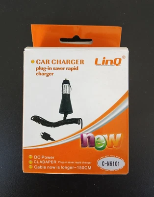Caricabatteria Alimentatore Auto Per Nokia 6101 N71 N70 N75 N95 Linq C-N6101 - Immagine 1 di 2