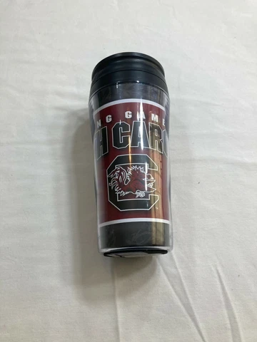 New WinCraft South Carolina Gamecocks 14oz Full Wrap Travel Mug Tumbler, Coffee Cover