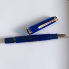 Pelikan M800 Blue Ocean Fountain Pen with 18K M nib - Complete (Limited Edition)