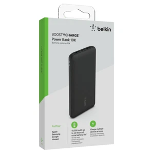 Banco de alimentación Belkin BOOST CHARGE 3 puertos 10K + cable USB-A a USB-C - Imagen 1 de 8