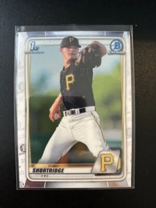 2020 Bowman Chrome Prospects #BCP9 Aaron Shortridge Pirates - Picture 1 of 2