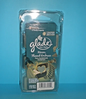 Воск Glade Melts ТЕПЛЫЙ АРОМАТ ФЛАНЕЛЕВЫХ ОБЪЯТИЙ РЕДКИЙ 6 Всего Пирожков 1 Упаковка - Изображение 1 из 3