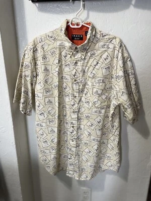 Trader Bay Men's Cream Hawaiian Shirt Floral Short Sleeve Size L#11 - Image 1 of 4