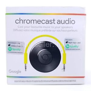 Google Chromecast Audio RUX-J42 Media Streamer, New in Open Box, Free Shipping