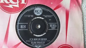Elvis Presley It's Now or Never/Make Me Know it 7" 1960 **VG+** - Imagen 1 de 1