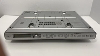 SONY ICF-CD553RM Under Cabinet CD Clock Radio Weather/AM/FM - no remote or mount - Image 1 of 4