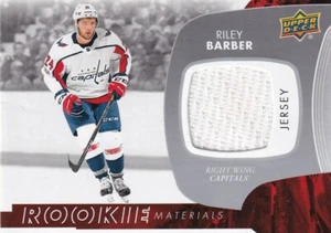 17-18 UPPER DECK UD ROOKIE MATERIALS JERSEY RILEY BARBER #RM-RB CAPITALS - Picture 1 of 1