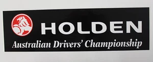 Holden Australian Dirvers Championship Sticker Decal NOS Idea Genuine - Picture 1 of 1