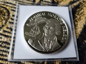 Jamaica 10 Dollars 1976 Silver Proof - Admiral Horatio Nelson - ii - Picture 1 of 2