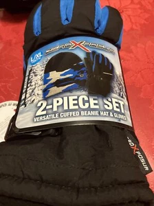 zeroexposur boys beanie hat and glove set size L /XL - Picture 1 of 9