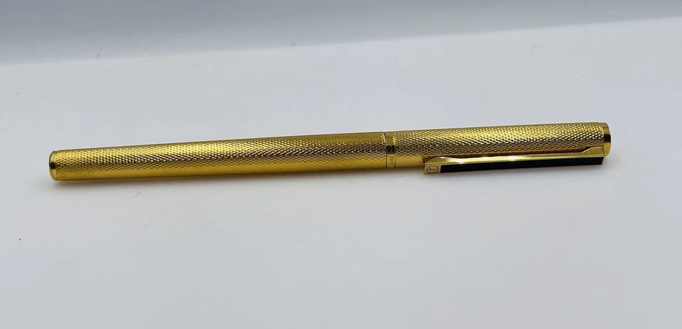 Pluma Estilográfica Dunhill Alemania Vintage Chapada en Oro Gemline Foto 1 de 4