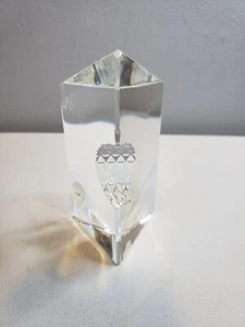 Waterford Crystal Times Square 2000 Millennium Briefbeschwerer Skulptur Fred Curtis - Bild 1 von 8