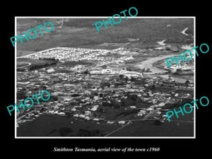 ANTIGUA FOTO HISTÓRICA 8x6 DE SMITHTON TASMANIA VISTA AÉREA DE LA CIUDAD c1960 1 - Imagen 1 de 1