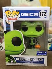 Geicoween Funko Pop Green Geico Gecko Limited Edition #172 NEW