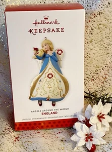 2013 Hallmark ANGEL OF ENGLAND Ornament #3 ANGELS AROUND THE WORLD - Bild 1 von 6
