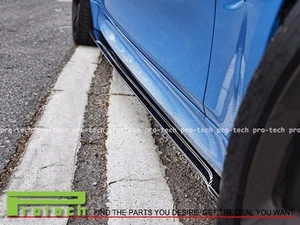 Extensión de faldas laterales de fibra de carbono estilo MT E labio adicional para 15-20 BMW F82 M4 - Imagen 1 de 3