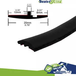 3Meter Self-Adhesive Rubber Seal Universal Car Front Rear Window Edge Protection - Picture 1 of 7