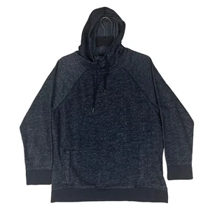 Rock & Republic Hoodie Sweatshirt Womens L Long Sleeve Pouch Pockets Relaxed Fit - Picture 1 of 8