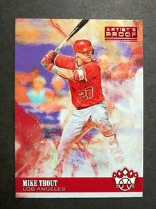 2018 Panini Diamond Kings Mike Trout Red Artist's Proof #70 - Picture 1 of 2
