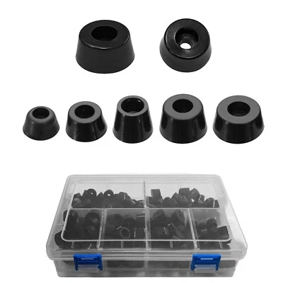 225x Gummifüße Sortiment Gummifuß Gerätefüße Gummi Füße Fuß Set - Bild 1 von 3