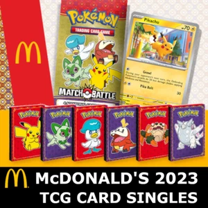 Pokemon McDonalds 2023 Karten TCG Match Battle - NON HOLO & HOLO EINZEL - M23EN - Bild 1 von 15