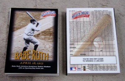 1997 Fleer Million Dollar Moments Baseball  (Pick Choose Complete) - Image 1 of 2