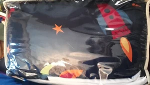twin xl sheet set, space themed, bed in a bag, valance, bed skirt - Picture 1 of 6
