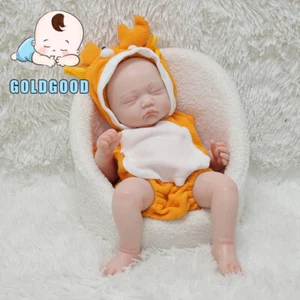 17.7" Sleeping Girl 3.45KG Reborn Baby Doll Full Body Soft Silicone Newborn Baby - Picture 1 of 12