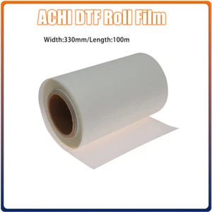 330*100mm Roll PET DTF Films For Direct Transfer ACHI A3 DTF 1390/L1800 Printer - Bild 1 von 7