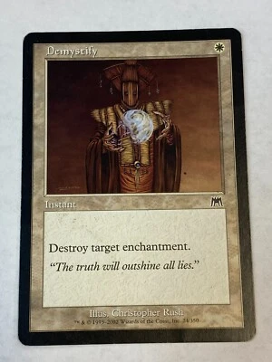 Demystify -  Magic the Gathering MTG Onslaught Single Card - Image 1 of 2