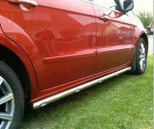 Side Bars + Amber LEDs To Fit Ford Galaxy 1996+ 4x4 Stainless Steel Accessories - Picture 1 of 5