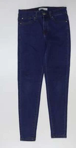 Denim & Co. Skinny Damenjeans blau Baumwolle Größe 10 L27 in normalem Knopf - Bild 1 von 12