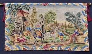 Tapiz miniatura para casa de muñecas con pequeño punto antiguo - aguja - Imagen 1 de 4