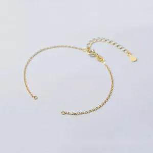 Sterlingsilber 925 Zum Selbermachen Rollenkette Armbandbasis A2388 - Bild 1 von 8