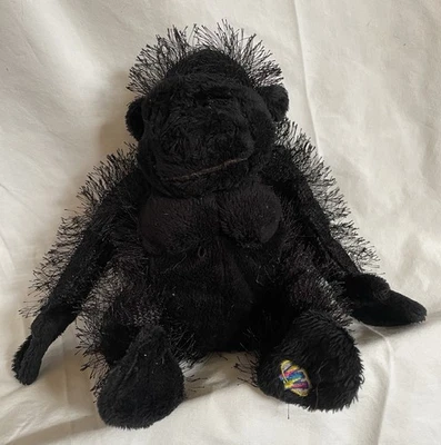 GANZ Webkinz HM040 Black Gorilla 8" Plush Stuffed Animal No Code - Image 1 of 4