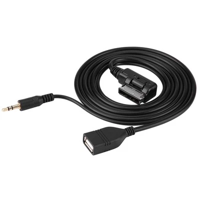 Auto-Audio-AUX-USB-Adapterkabel Für C63 E200l CLS ES ML-Klasse - Bild 1 von 4