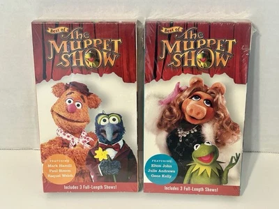 The Best of the Muppet Show VHS lot Kermit Miss Piggy Mark Hamill Elton John - Image 1 of 4