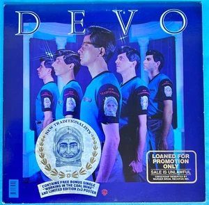 NEW TRADITIONALISTS Devo 1981 LP Warner Bros BSK 3595 PROMO Hype Poster 7"single - Picture 1 of 18